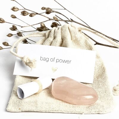 Bag of Power – Rose Quartz