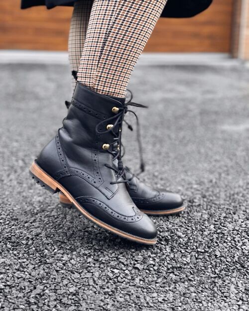 Oxford Boots - Schwarz