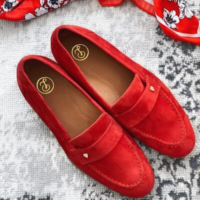 Loafers L4- red
