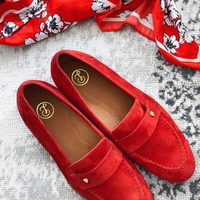 Loafers L4- red