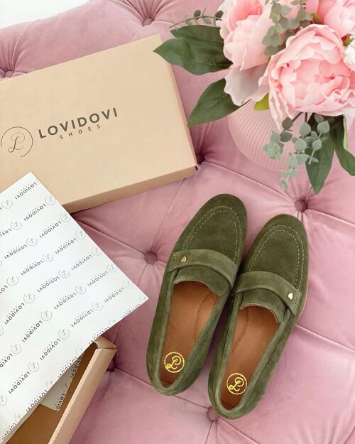 Loafers L3 - Olivgrün