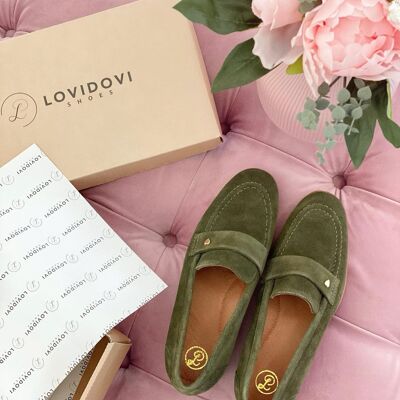 Loafers L3 - olive green