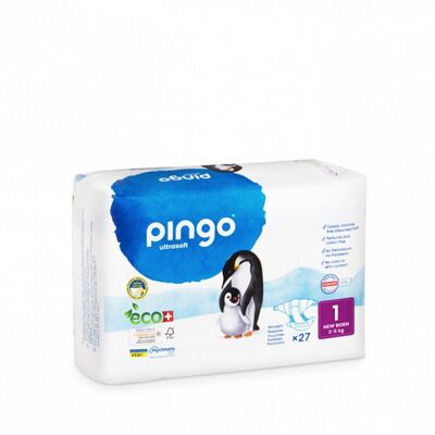 Pingo Ecologische Luiers – maat 1 (27 stuks)