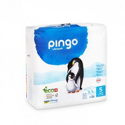 Pingo Ecologische Luiers – maat 5 (36 stuks)