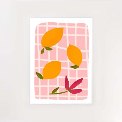 Póster Limones 10x15cm (A6)