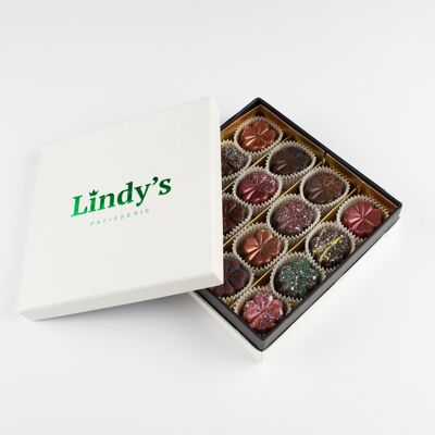 Caja de regalo Vegana | 16 sabores de chocolates