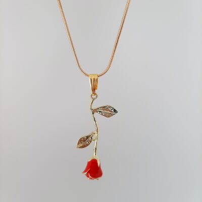 Necklace "Eternal" - Rose Rouge Garance