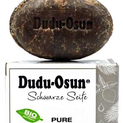 Dudu Osun® PURE - Savon noir d'Afrique - sans parfum, 25g