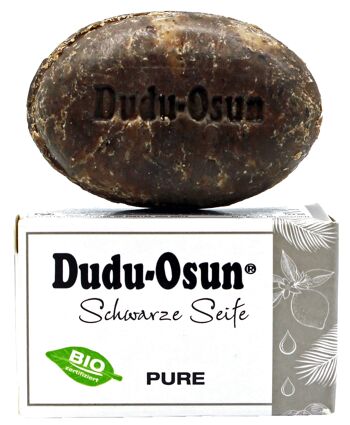 Dudu Osun® PURE - Savon noir d'Afrique - sans parfum, 25g 1