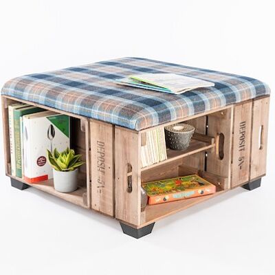 Holyrood Apple Crate Ottoman Couchtisch