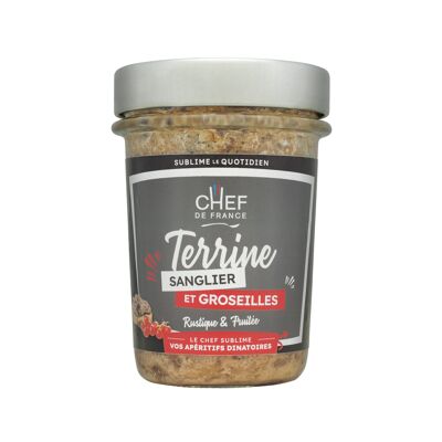 Terrina de jabalí y grosellas