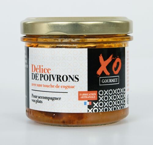 Délice de poivrons avec une touche de cognac XO