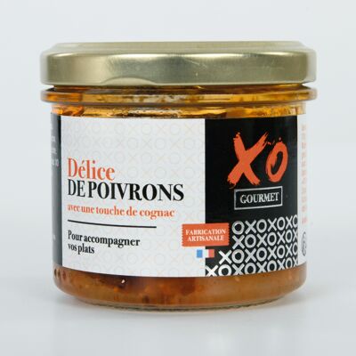 Délice de poivrons avec une touche de cognac XO