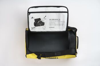 Duffel bag upcyclé Jaune - HORS BORD 35 L 3