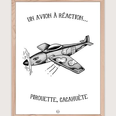 Affiche avion - Artiste CGo