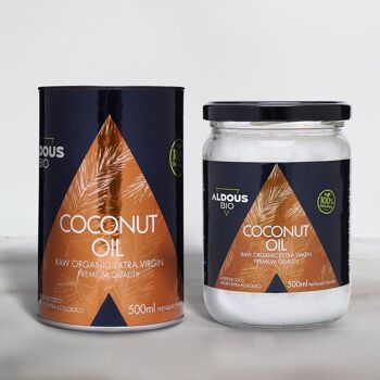 Huile de noix de coco extra vierge biologique (500 ml) 3