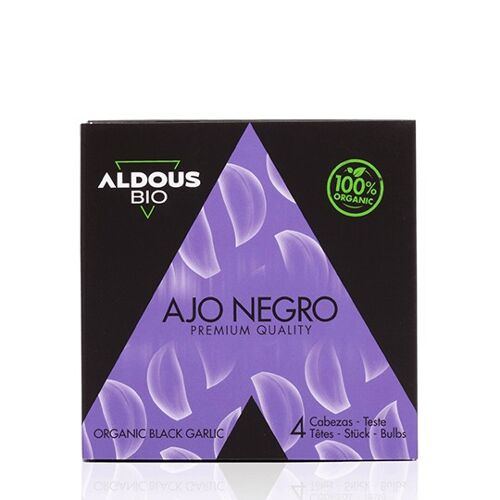 Auténtico Ajo Negro Ecológico Español (4 Cabezas)