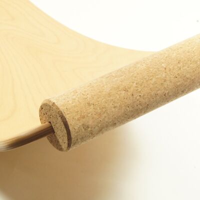 das.Brett bouncy wooden balance board ("the Brett") - die.Rollen natural cork handles