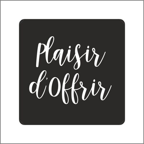 Plaisir d offrir - wensetiket - rol van 500 stuks