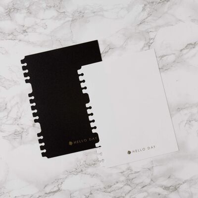 Large Planner Bookmark - Black