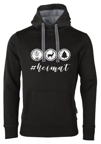 Sweat à capuche unisexe - motif #heimat 2