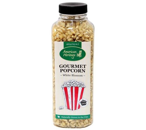 White Blossom Gourmet-Popcorn (425g-Flasche)
