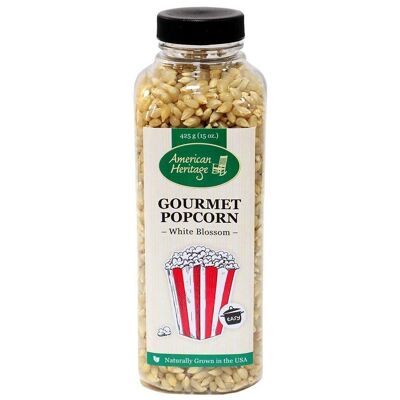 White Blossom Gourmet-Popcorn (425g-Flasche)