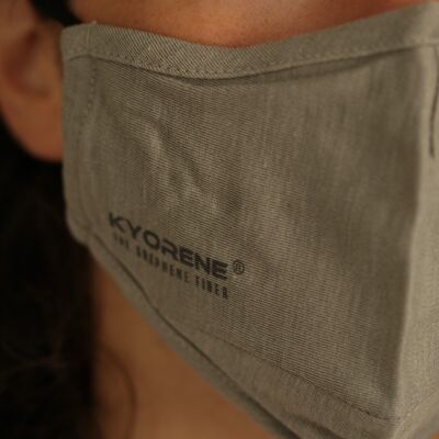 KYORENE - Masque en Graphène -Lavable, Réutilisable, Protecteur et Écologique - Taille Adulte