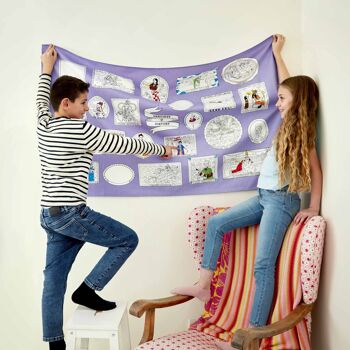 Color In Heroines of History Nappe en coton Creative Kids Gift 1