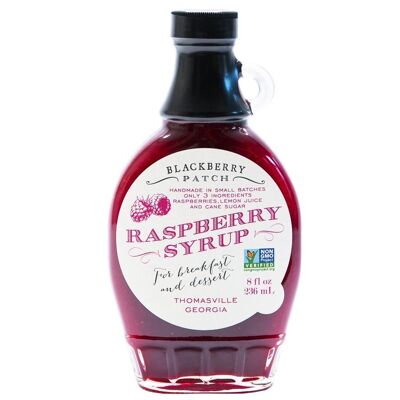 Sirop de framboise de Blackberry Patch en flacon verre (236 ml) - sirop de framboise