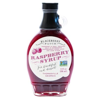 Raspberry Syrup from Blackberry Patch in a glass bottle (236 ml) - raspberry syrup