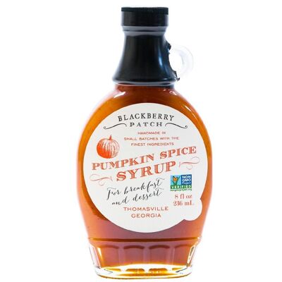 Pumpkin Spice Syrup from Blackberry Patch in a glass bottle (236 ml) - pumpkin syrup