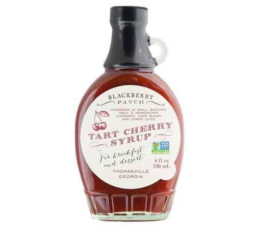 Tart Cherry Syrup von Blackberry Patch in der Glasflasche (236 ml) - Sauerkirschsirup