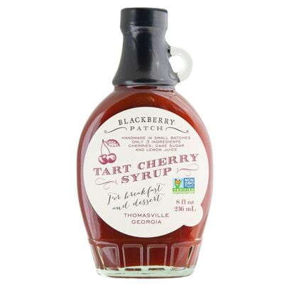 Tart Cherry Syrup von Blackberry Patch in der Glasflasche (236 ml) - Sauerkirschsirup