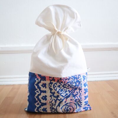 Reusable gift bag - midnight blue - M