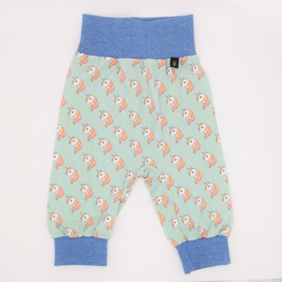 Pantalones harén patrón Unicornio 18 a 24 meses