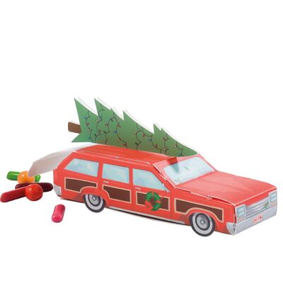 Gift Box Xmas Car