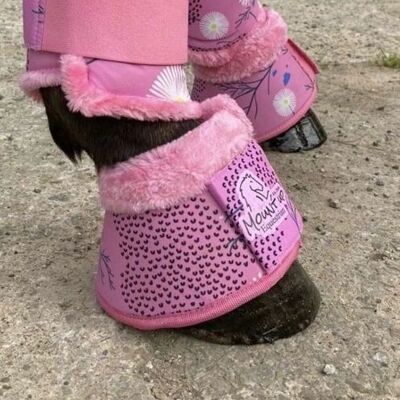 Pink Summer Flora Overreach Boots - Full