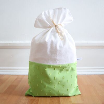 Bolsa de regalo reutilizable - verde - M