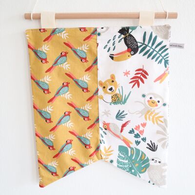 Tropical Birds Decorative Coat of Arms