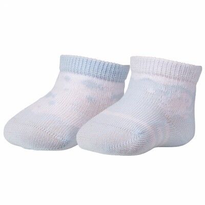 Newborn socks - SEA soft blue