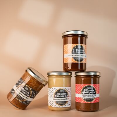 Coffret découverte - 6 pâtes à tartiner artisanales - 6x250g