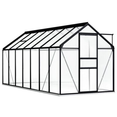 Homestoreking Invernadero con estructura base 8,17 m³ aluminio antracita