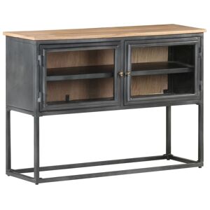 Homestoreking Buffet 100x30x70 cm bois d'acacia massif gris