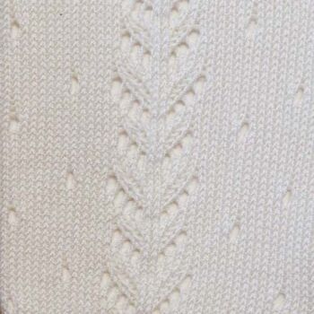 Collant tricot JACQUARD - blanc cassé 2