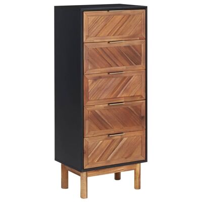 Homestoreking Buffet 45x32x115 cm bois d'acacia massif et MDF