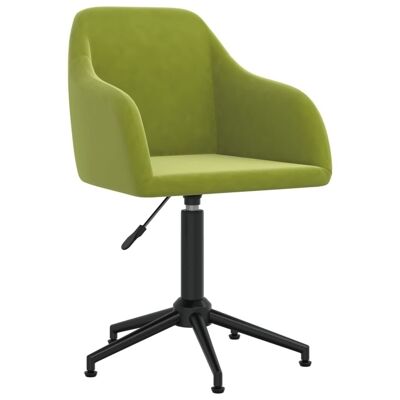 Homestoreking Dining room chair swivel velvet light green 26