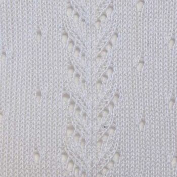 Collant tricot JACQUARD - blanc 2