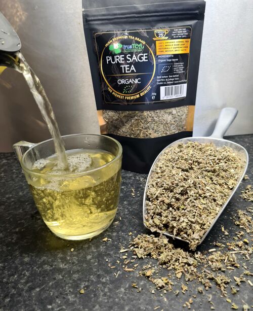 Organic pure sage tea