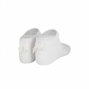 Lot de 2 paires de chaussettes Sneakers SATIN BOW blanc